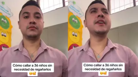 Así es como un profesor pone ORDEN entre sus alumnos sin necesidad de REGAÑARLOS; video en TikTok se hace viral
