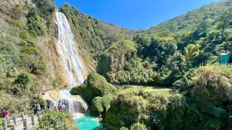 Cascada Velo de Novia - El Chiflón
