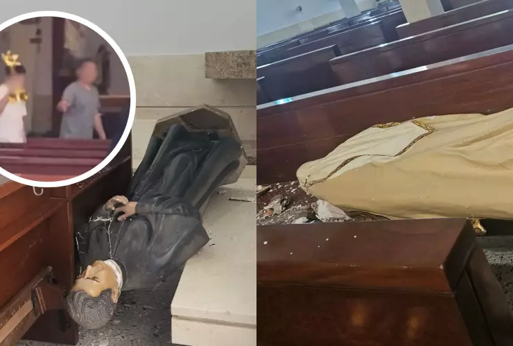 Excomulgan a hombres que hicieron vandalismo en Iglesia del Padre Cuco