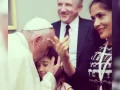 famosos con el papa francisco