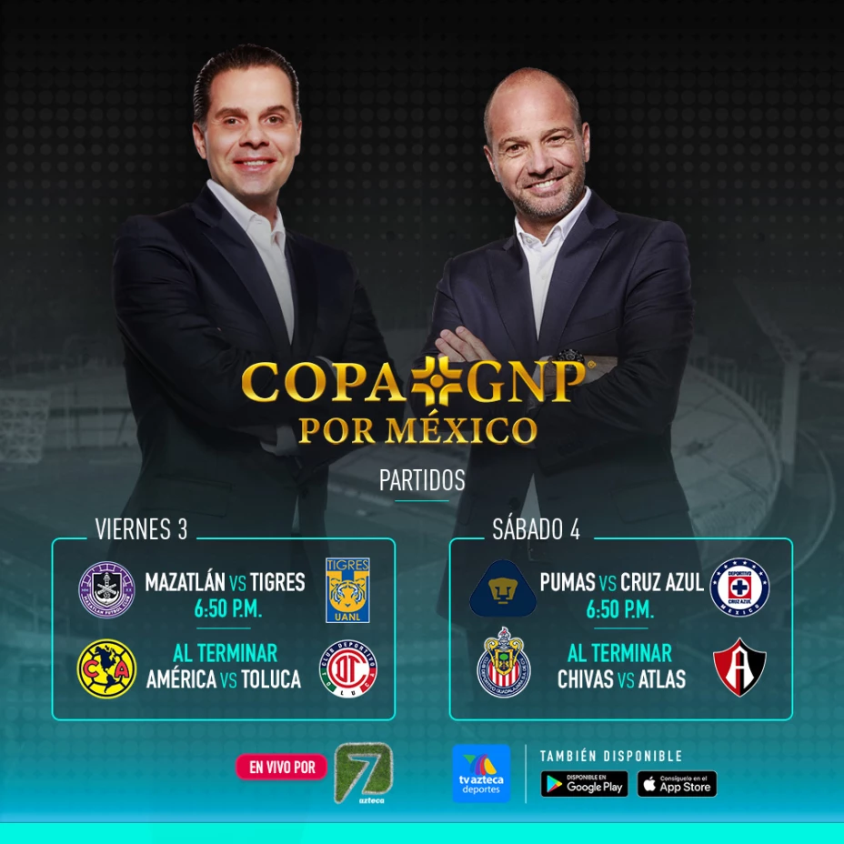 Copa GNP Por México en Azteca Deportes