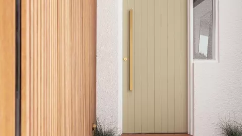 47 ideas para decorar la puerta de la entrada en tu casa: desde minimalistas, hasta muy ostentosas