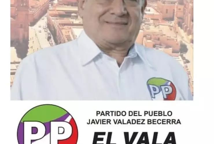 Javier Valadez Becerra cadidato a gubernatura de Zacatecas por el Partido del Pueblo.