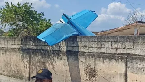 desplome de avioneta en merida