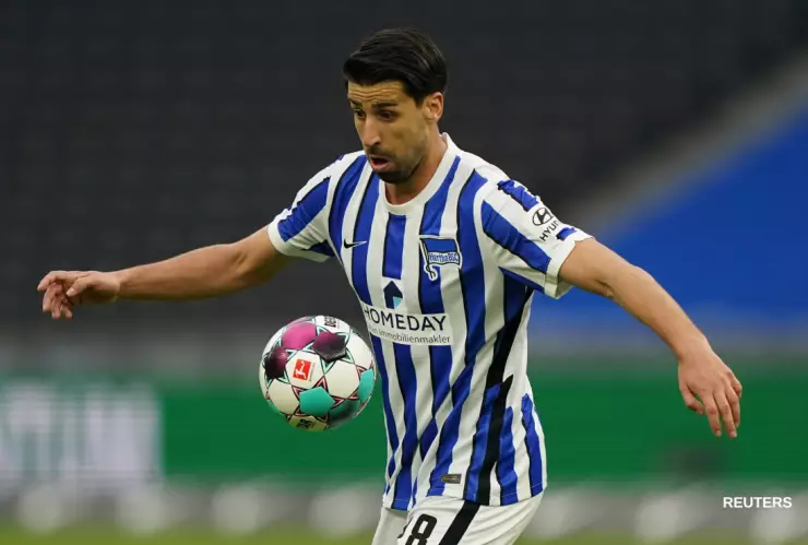 Sami Khedira con el Hertha