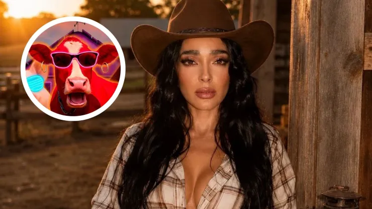 Manelyk González sufrió un accidente con una vaca