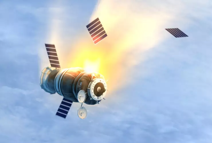 SpaceX: Así cayeron 20 satélites a la Tierra tras un fuerte fallo