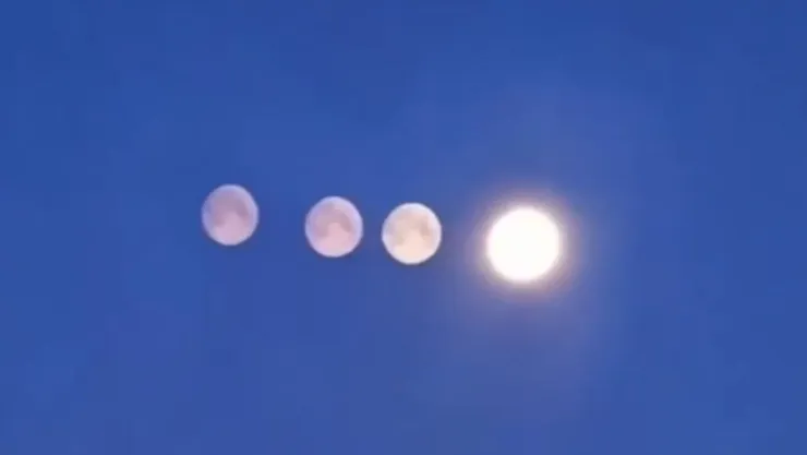 El fenómeno fue captado en el cielo de Rusia y se volvió viral