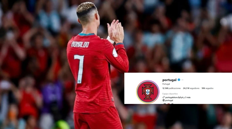 Cuántos seguidores perdió la cuenta de Instagram de Portugal tras el retiro de Cristiano Ronaldo: no lo creerás