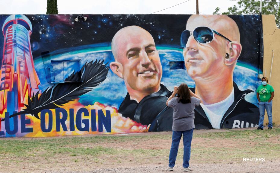 Mural de Jeff Bezos