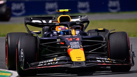 Checo Pérez en el GP de Canadá