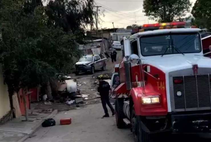 Camión de bombero en Valle Verde