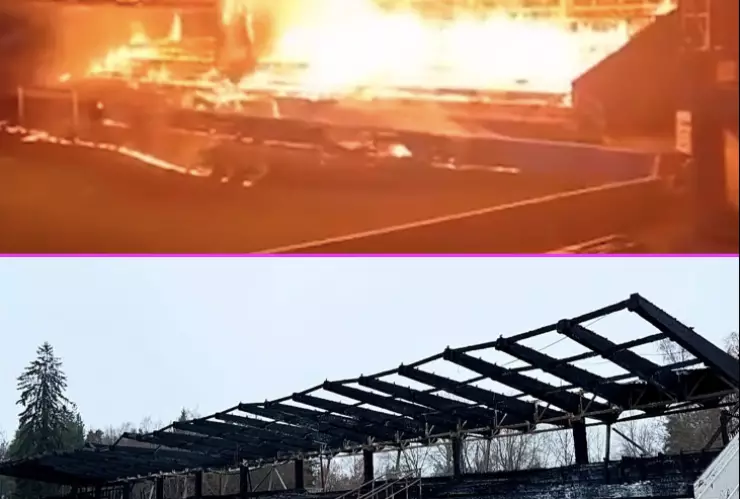 estadio prendió fuego Haka FC