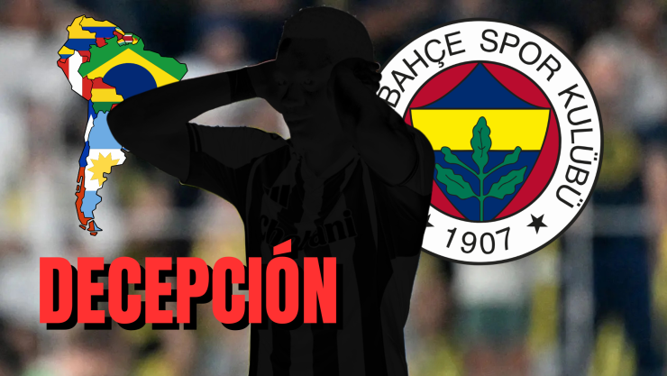 El jugador latino que decepcionó en Fenerbahçe