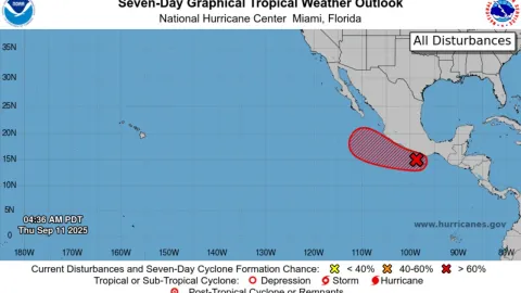 Tormenta ‘Mario’ podría formarse en el Pacífico Mexicano: Zonas afectadas