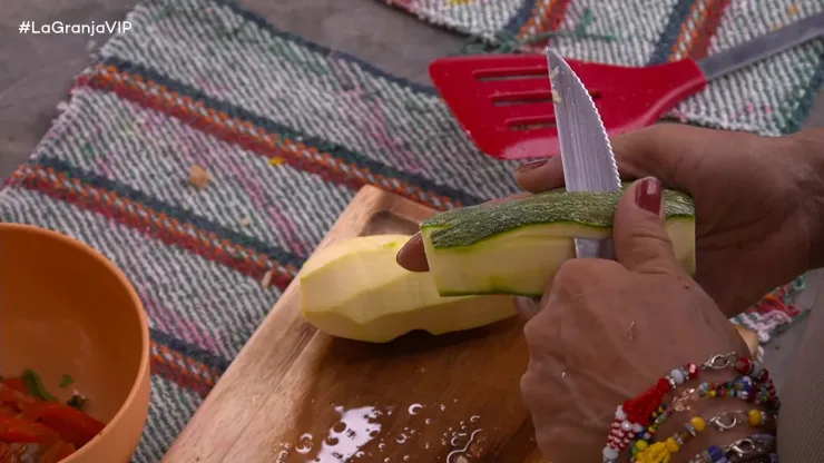 Niurka cocinando