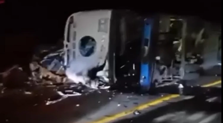 Accidente autobus pasajeros Supercarretera Oaxaca-Cuacnopalan