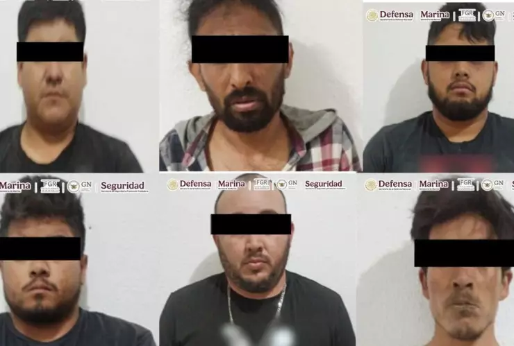 Detienen a siete sujetos en enfrentamiento contra las fuerzas armadas en BCS