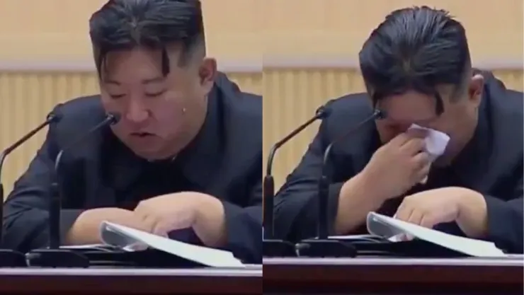 Líder norcoreano llora y pide que las mujeres tengan más hijos