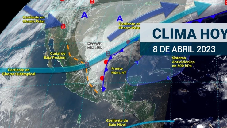 Clima en M&eacute;xico 8 de abril