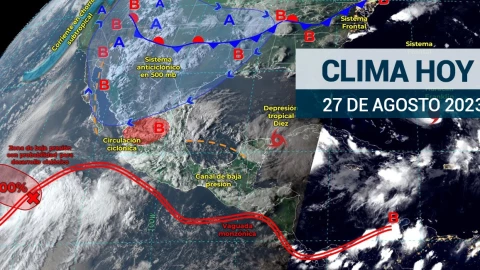 &iquest;C&oacute;mo estar&aacute; el clima en M&eacute;xico este domingo 27 de agosto?