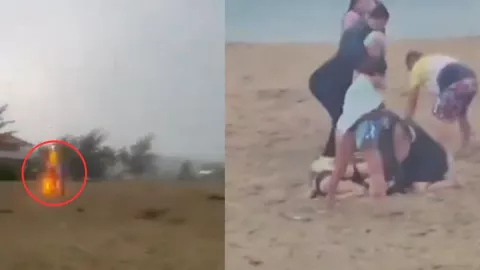 Rayo cae a grupo de menores en Puerto Rico