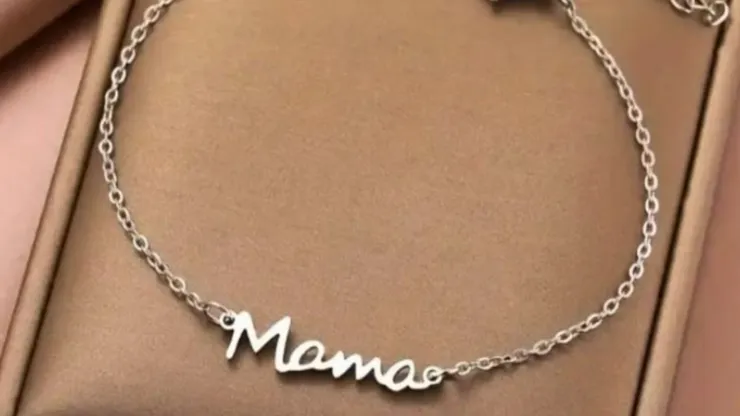 Pulsera MAMÁ Plateada