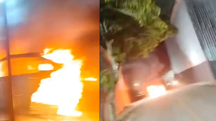 Reportan que sujetos quemaron un vehículo en la entrada de Los Remedios en la ranchería Corregidora Ortiz, bomberos se dirigen al lugar, al igual que la policía estatal. Extreme precauciones si anda por la zona.