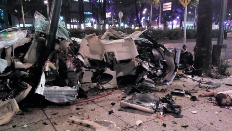 Dan libertad condicionada a conductor de BMW que provocó muerte de cuatro personas
