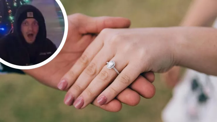 Nervios traicionan a novio y lanza anillo de compromiso desde 36 metros de altura