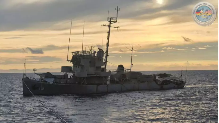 Barco objetivo filipino para ejercicios militares con EU.