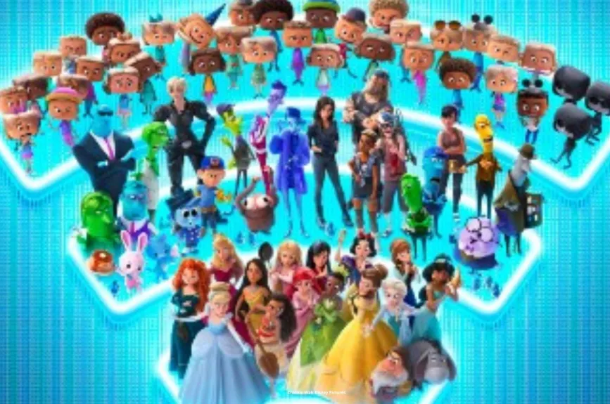 La película Wifi Ralph incluyó en varias de sus escenas a personajes de otras películas animadas, así como marcas y mucho más. | Estreno Platinum por Azteca 7