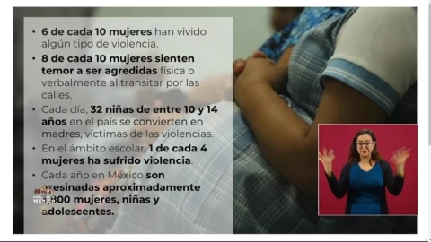 Inicia jornada de 16 días de para la eliminación de la violencia contra la mujer: Segob