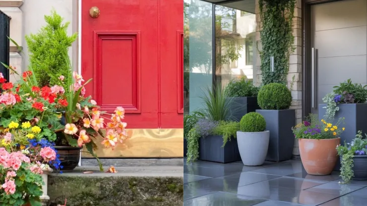 Entrada plantas