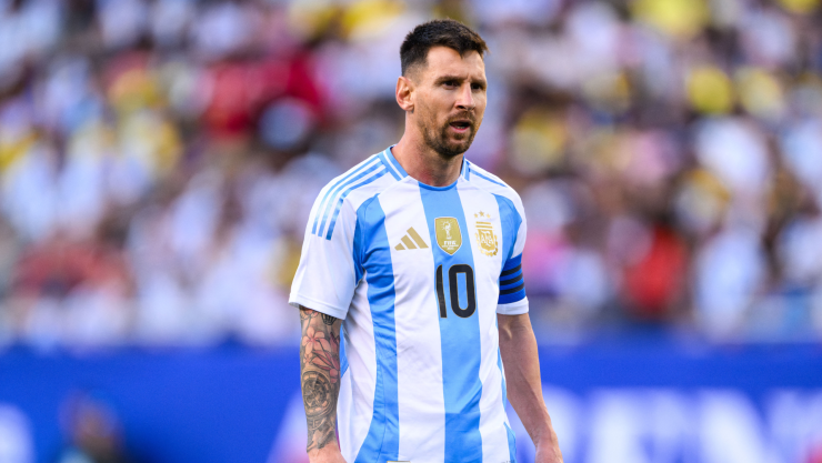 Lionel Messi con Argentina