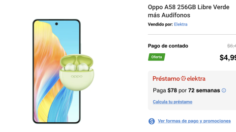 Elektra remata Oppo A58