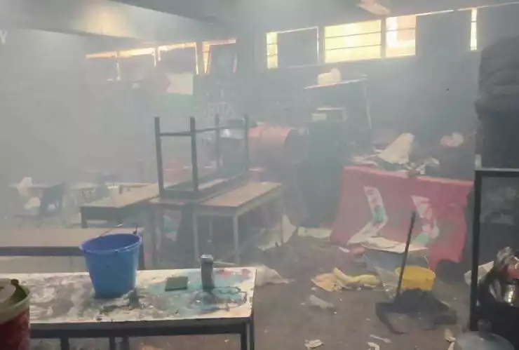 Explosión en la Prepa 5 UNAM