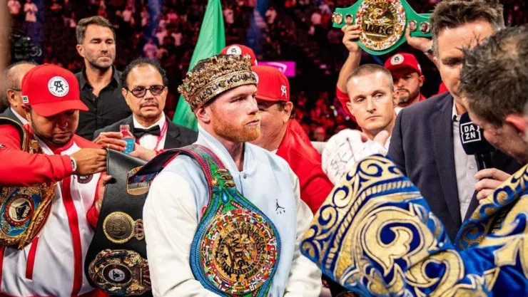 ¿Cuántos cinturones tiene el Canelo Álvarez en su carrera?