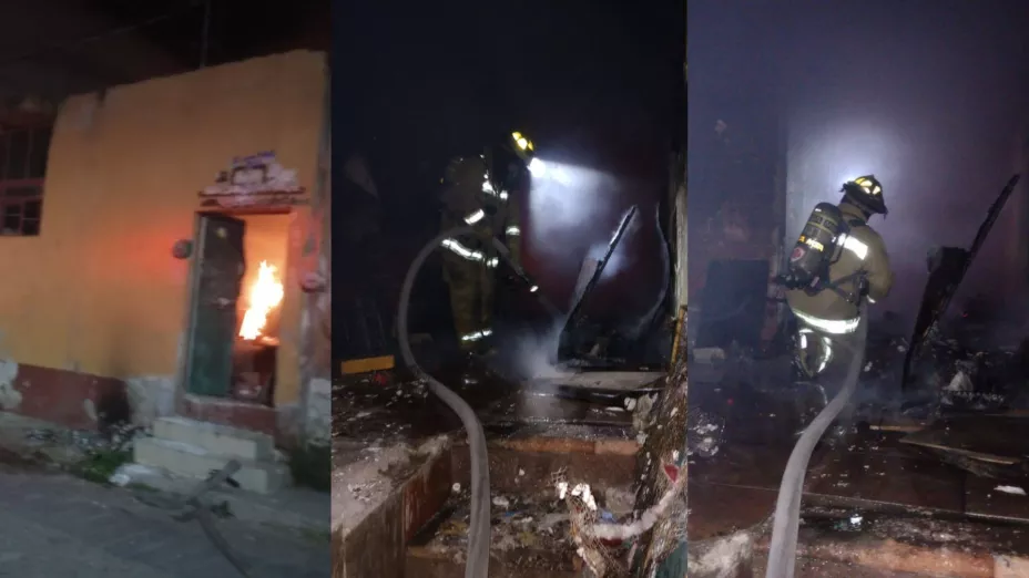 Un hombre resultó quemado tras incendiarse su casa en Zacatecas