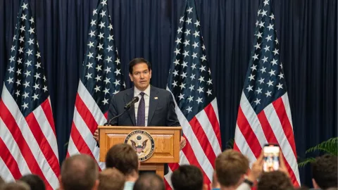 Marco Rubio, secretario de Estado de EU.