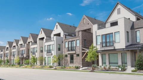 Zona residencial de Dallas, Texas