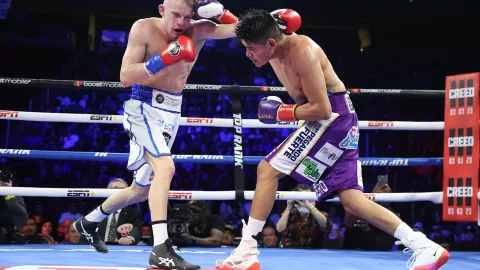 Emanuel Vaquero Navarrete vence a Liam Wilson pelea TOP RANK