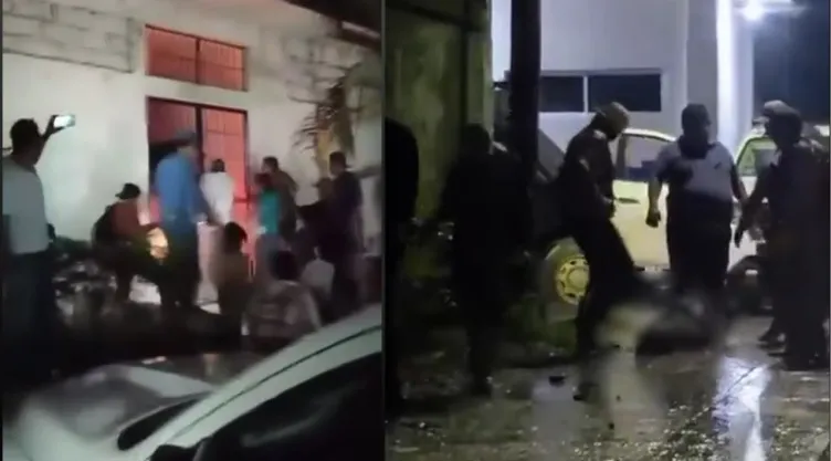 Caso de Ariana y su abuelita: linchan a detenidos tras irrupción de turba en comandancia de Ostuacán