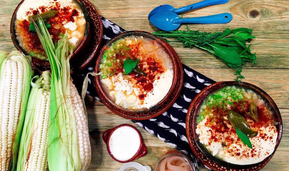 Receta Esquites con cueritos