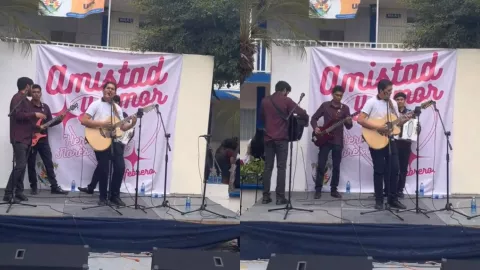 Alumno de la UAS sorprende al cantar corridos en la escuela