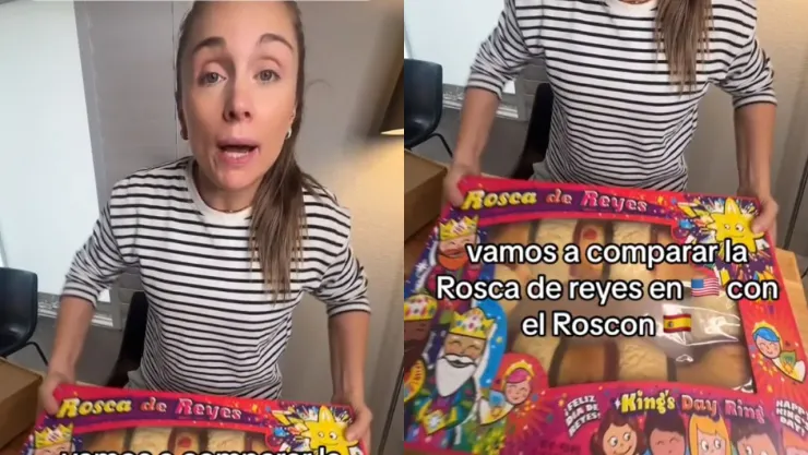 VIDEO: Española critica Rosca de Reyes; no es igual al roscón