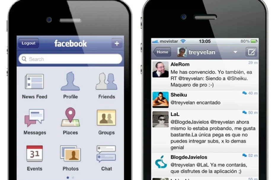 Facebook para smartphone