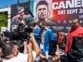 Canelo Charlo conferencia de prensa box los angeles