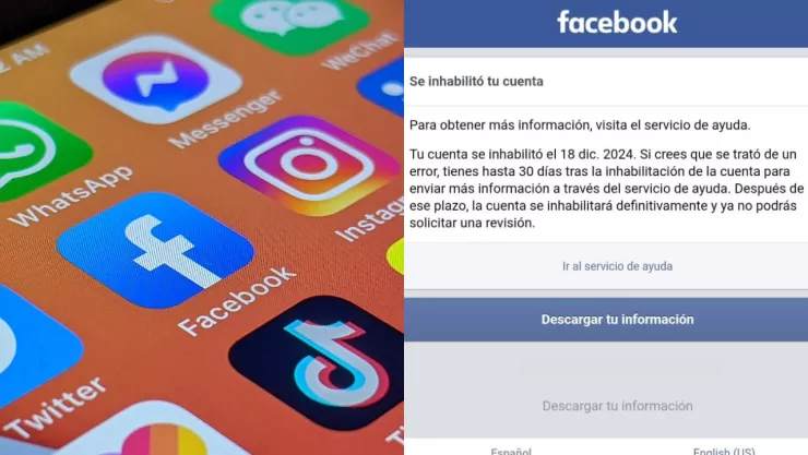 ¿Qué pasó con Facebook? Usuarios reportan inhabilitación de cuentas HOY 18 de diciembre