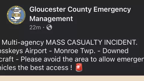 VIDEO Avión se desploma en Nueva Jersey y deja varios heridos